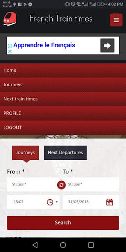 French Train Times in real time - Free app screenshot 3