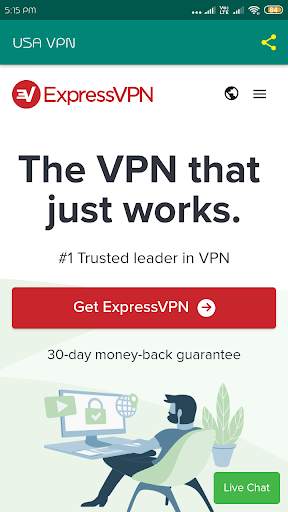 USA VPN - High Speed VPN Proxy Unblock Sites screenshot 1