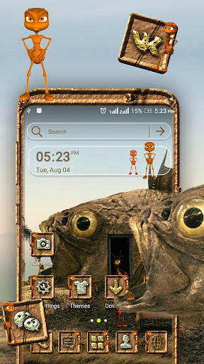 Ant Fish Home Launcher Theme screenshot 1
