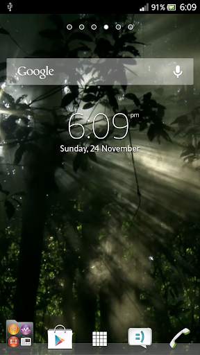 Rain Forest Live Wallpaper screenshot 1