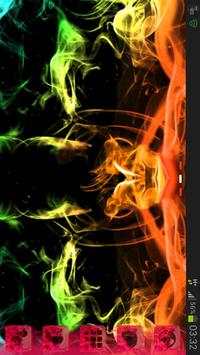 GOLauncher Theme rainbow smoke screenshot 4