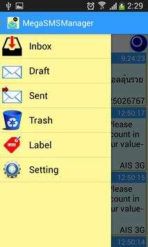 Mega SMS Manager Plus screenshot 2