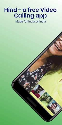 Hind - Free Video Conference Meeting App for India screenshot 1