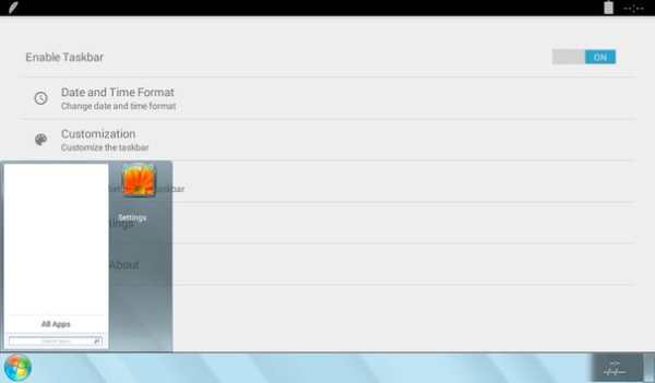 7 Glass Theme - FTaskbar screenshot 5