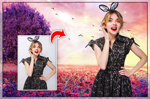Garden photo frames : Cut paste editor screenshot 6