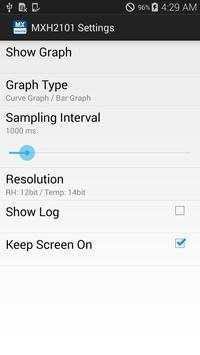 MX TH Sensor screenshot 3