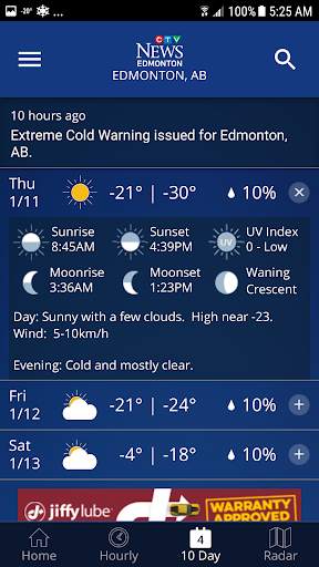 CTV News Edmonton Weather screenshot 4