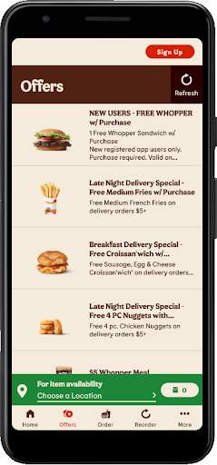 Burger King Coupons & Happy Meal 100's of Games screenshot 1