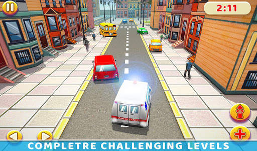 Ambulance Rescue Driving Firefighter Fire Truck screenshot 5