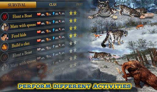 Forest Snow Leopard Sim screenshot 9
