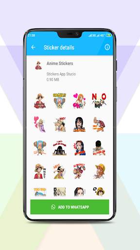 Anime Sticker Wa screenshot 8