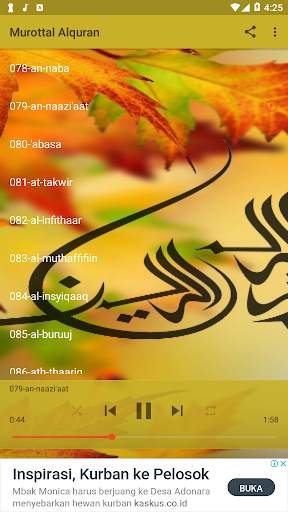 Juz 30 Idris Alhasyimy Murottal Offline screenshot 3