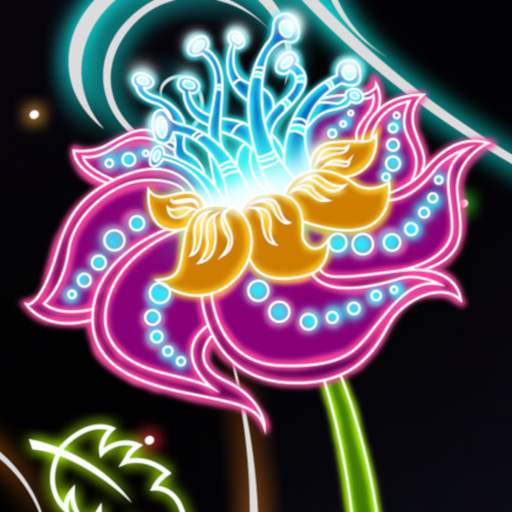 Neon Flowers Live Wallpaper 1.0.9