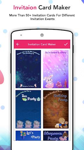 Invitation Maker - Party Invitation Card Maker screenshot 2