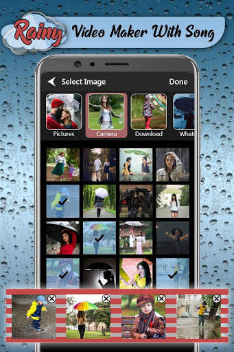 Rainy Video Maker With Song screenshot 1