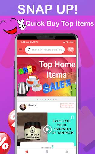 SnapUp Online Video Shopping App - Best Products screenshot 1