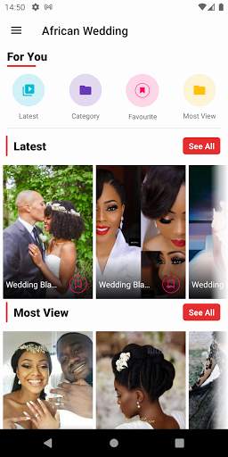 African Wedding Dresses And Wedding Hairstyle screenshot 3
