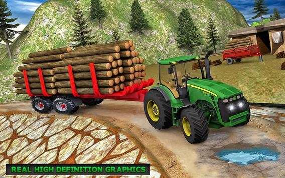 Tractor simulator farmer transport game screenshot 3
