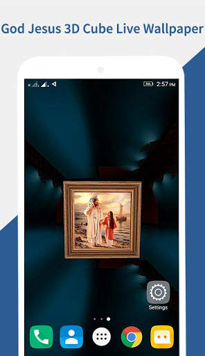 Jesus 3D Cube Live Wallpaper screenshot 4