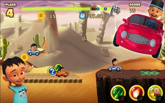 Upin and Pin Balap Mobil screenshot 6