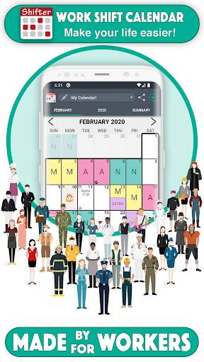 Work Shift Calendar screenshot 1