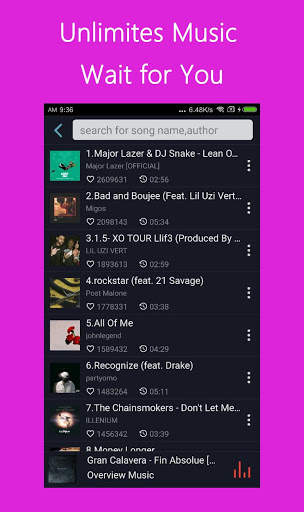 Free Music - Free Mp3 Music Player screenshot 4