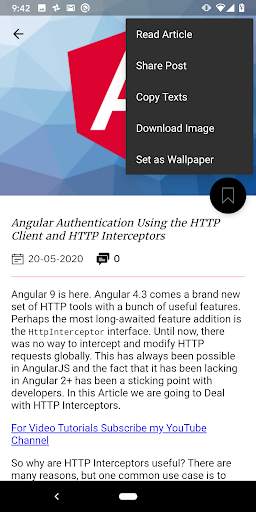 Angular 9 Tutorials 6 تصوير الشاشة