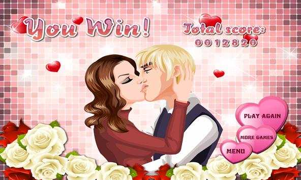 Valentine Kissing Поцелуи игры скриншот 4
