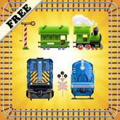 Toy Train Puzzles for Toddlers - Kids Train Game logo