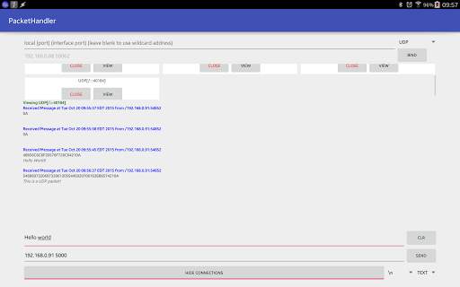 TCP UDP Packet Handler screenshot 4