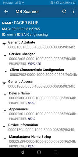 MB Scanner BLE WIFI screenshot 2