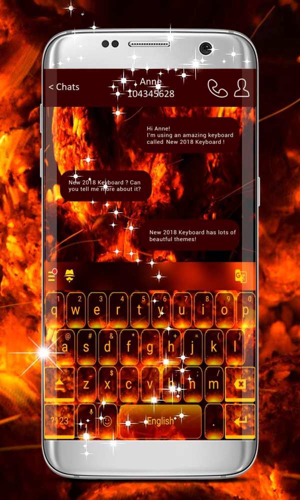 Fire Burning Keyboard Theme 1 تصوير الشاشة