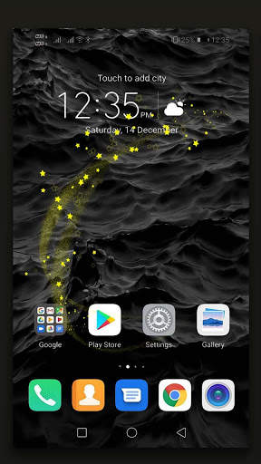 Black Water Live Wallpaper screenshot 1