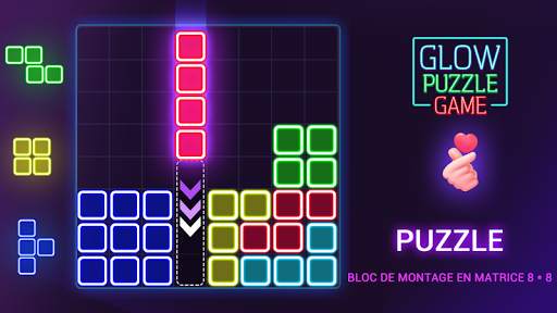 Glow Block Puzzle screenshot 1