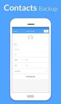 Contacts Backup 3 تصوير الشاشة