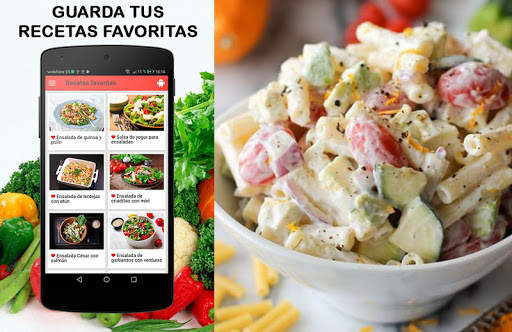 Recetas de ensaladas saludables dieta de adelgazar screenshot 16