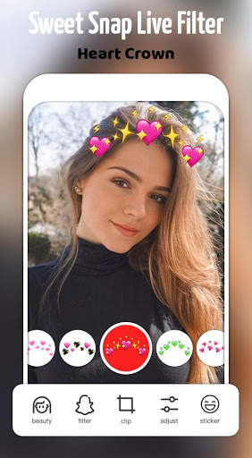 Sweet Snap Live Filter - Snap Cat Face Camera Edit screenshot 1