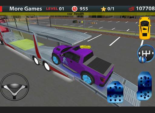 Truck Parking: Car Transporter screenshot 9