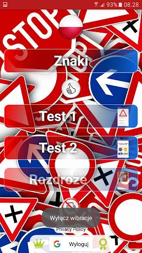 Znaki drogowe - Polska screenshot 1
