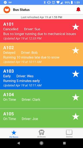 Bus Status screenshot 5