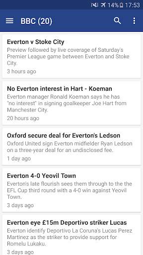Football News Everton screenshot 5