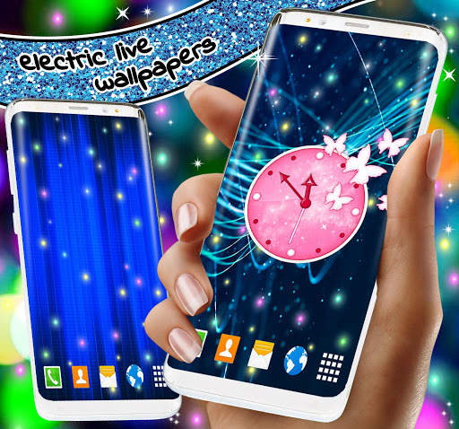 Electric Live Wallpaper ⭐ Bokeh Glitter Wallpapers screenshot 3