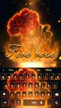 Fire Rose Keyboard screenshot 1