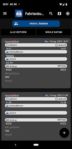 KFZ Fahrtenbuch Deutsch screenshot 6