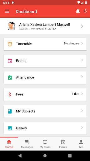 Fedena Mobile App screenshot 5