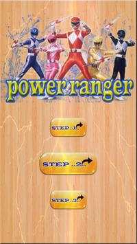 Slide Power Ranger puzzle new game screenshot 1