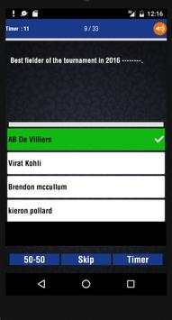 Indian Cricket QUIZ Season 11(Premier League Quiz) screenshot 5