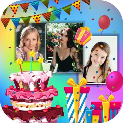 Birthday photo collage (frame) 0.7