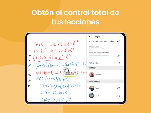 Aplicación de pizarra interactiva LiveBoard screenshot 13