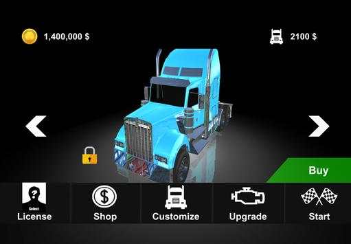 Offroad Cargo Truck Driving Test Simulator screenshot 10